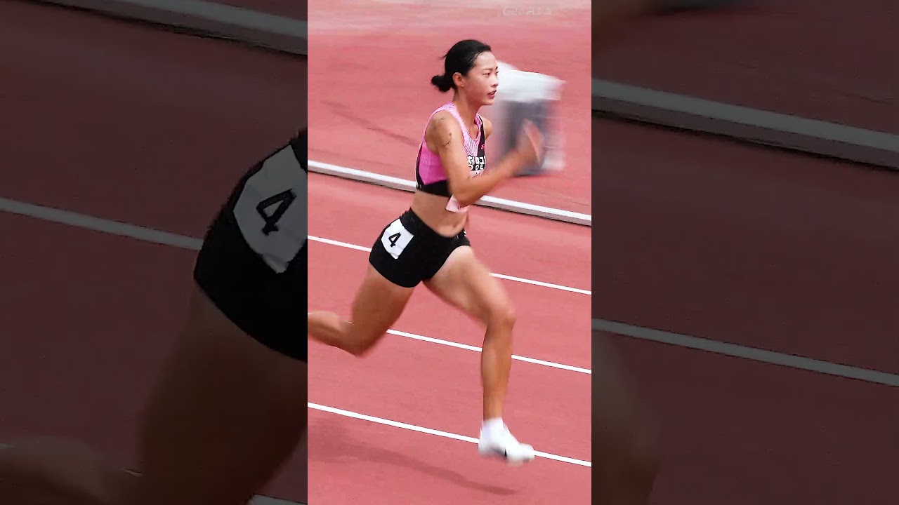 "여자 육상 400mH 다크호스" 이연우(청양군청) #athletics #이연우 #여자육상 #trackandfield #sportstar #shorts