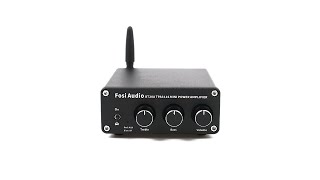 Pratinjau video produk Fosi Audio Mini Power Amplifier Bluetooth 5.0 2 Channel TPA3116 - BT20A