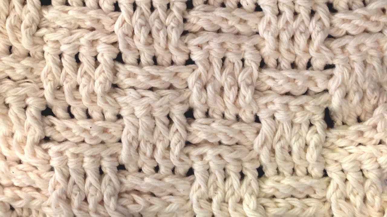 BASKET WEAVE STITCH Crochet How To YouTube