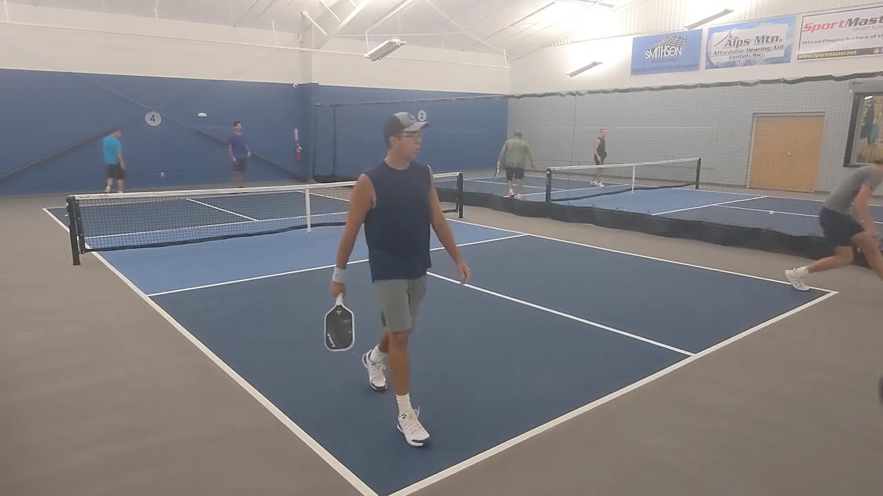 2 TALL TENNIS DUDES HIT HARD! 4.5 Summer Sizzler Tournament at The HOP in Leland, NC