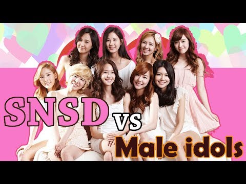 When SNSD Girls Generation Meet Male idols Funny and Romance Moments ft (super junior Exo and more.)