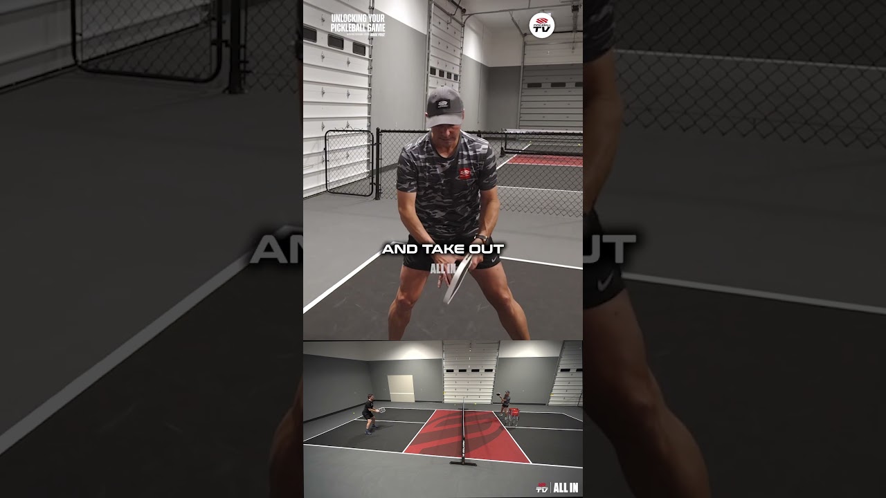 Improve your pickleball half volley shots with pro coach Mark Price 🤘 #pickleball #pickleballislife