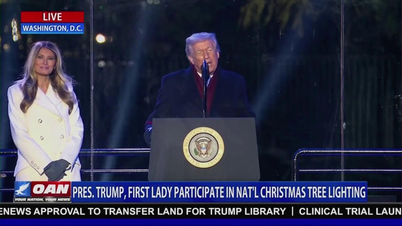 LIVE: President Trump, First Lady Participate In Christmas Tree Lighting