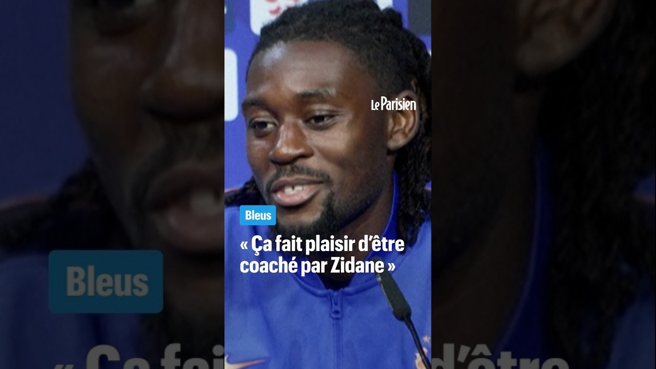 Bleus : « Ça fait plaisir d’être coaché par Zidane », confie Manu Koné