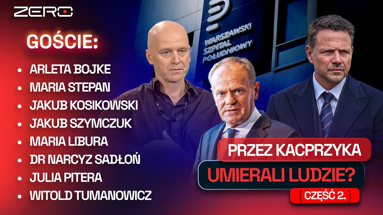 PRZEZ KACPRZYKA UMIERALI LUDZIE? DR JĘDRZEJEWSKI W PROKURATURZE