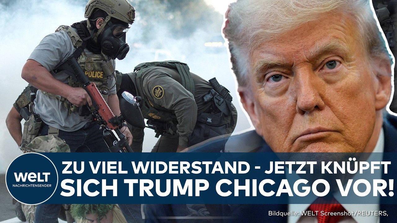 USA: Donald Trump schickt Nationalgarde nach Chicago! Widerstand gegen Abschiebebehörde ICE wächst