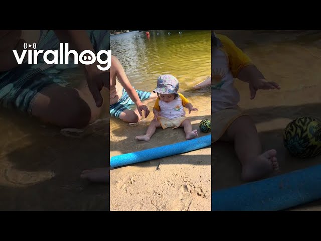 Mean Parents Stop Son From Eating Beach Sand || ViralHog