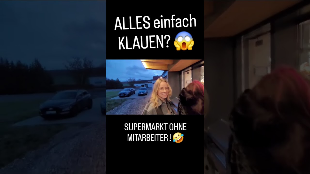 Supermarkt ohne Menschen! 🇩🇪😱