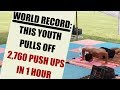 World record: Ashwini Singh does 2,760 push-ups in 1 hour