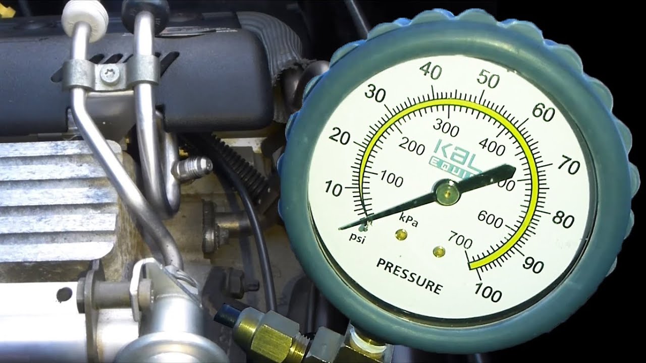 Ford fuel pressure test port #7