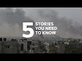 Israeli forces press Rafah offensive despite global outcry - Five stories you need to know | Reuters  - 01:13 min - News - Video