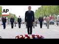 French President Emmanuel Macron leads ceremony as France marks VE Day