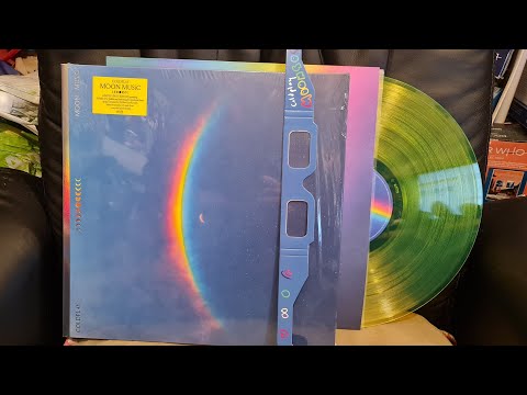 Coldplay Moon Music HMV Yellow Vinyl Unboxing