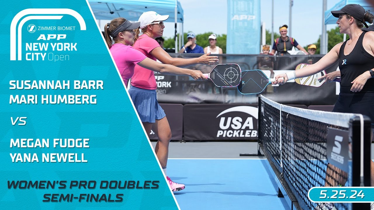 2024 Zimmer Biomet APP New York City Open I Barr/Humberg vs. Fudge/Newell | Women's Doubles Semi