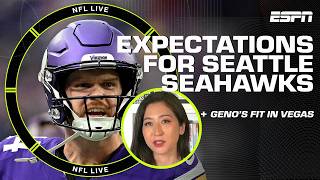 Seattle Seahawks' expectations with Sam Darnold + How Geno Smith fits in with the Raiders | NFL Live