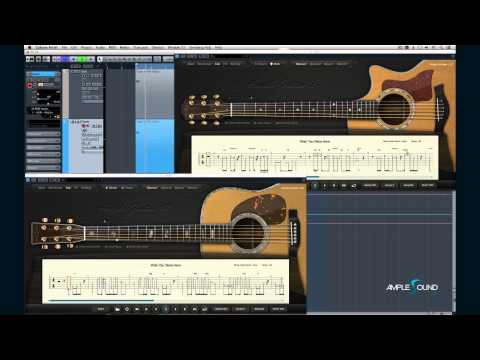 Ample Guitar Tab Panel Demonstration - Wish You Were Here