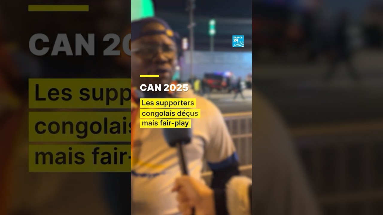⚽CAN 2025 : les supporters congolais déçus mais fair-play • FRANCE 24
