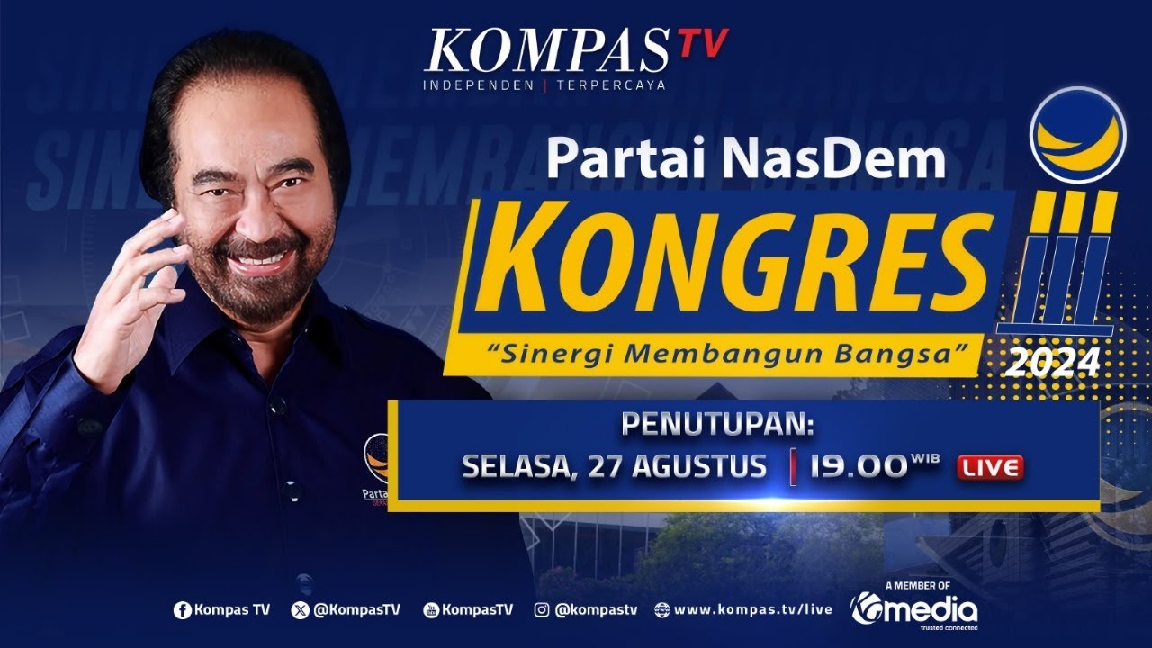 🔴 LIVE - Penutupan Kongres Partai NasDem 2024 "Sinergi Membangun Bangsa" | Program Khusus