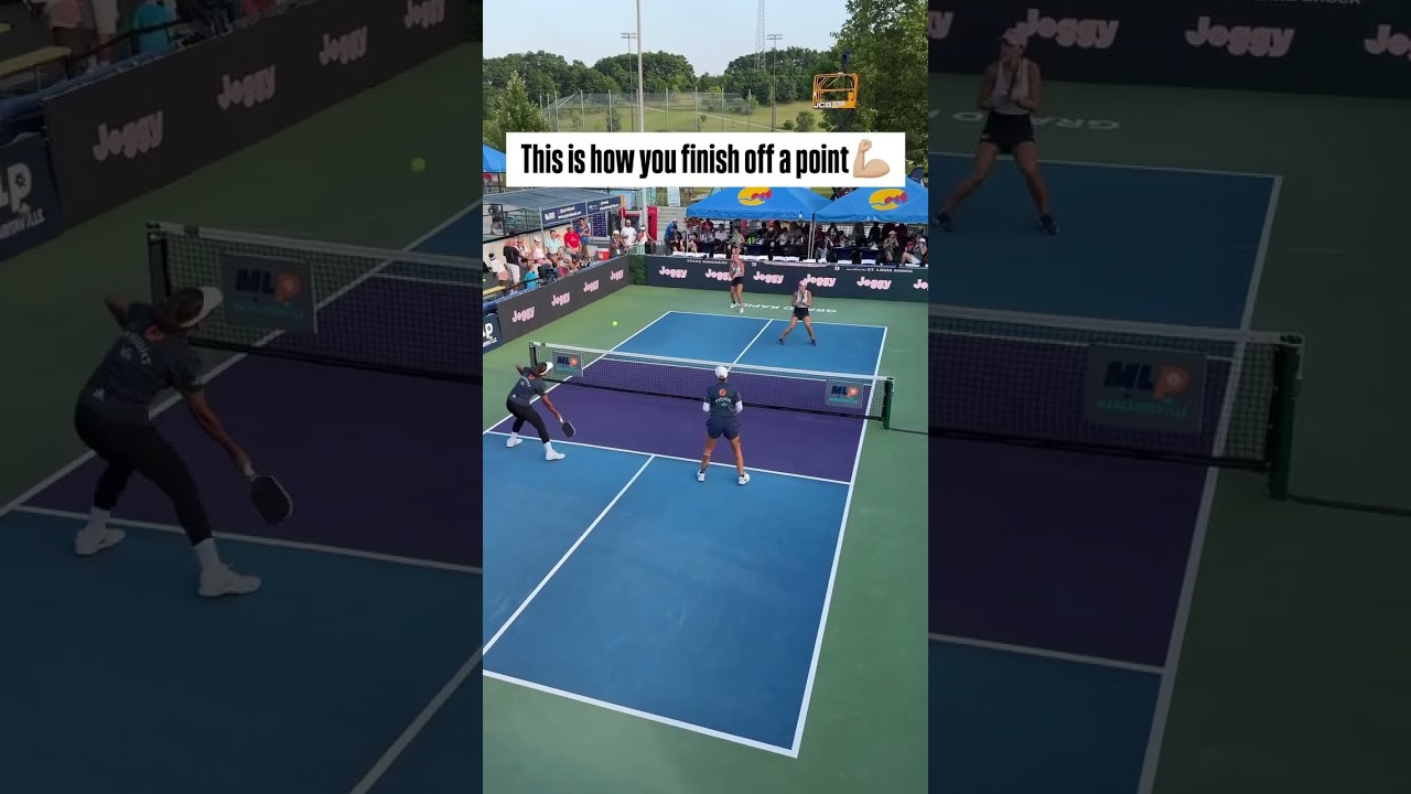 A pop-up in the middle is a NO GO ZONE 🙅🏽‍♀️ #pickleball