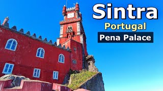 Pena Palace, 4K walking tour 2021