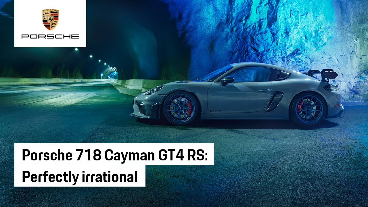The new Porsche 718 Cayman GT4 RS: Perfectly irrational