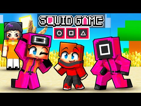 Adopté par une Famille de SQUID GAME sur Minecraft !