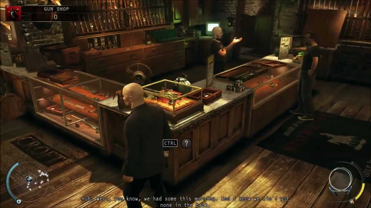 Hitman Absolution Gun Shop Walktrough Youtube