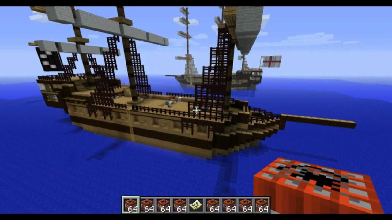 Pirate Ship Minecraft Tutorial 0812