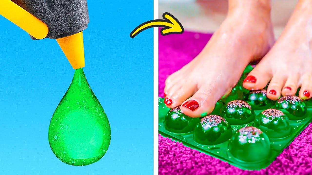 Cool epoxy resin hacks and colorful crafts with glue gun