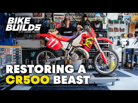 Restoring and Racing a BEAST - 1994 Honda CR500 - Bike Builds with Aaron Colton