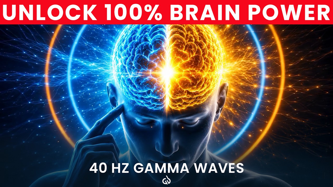 Activate 100% of Your Brain and Achieve Everything You Want: Super Intelligence, 40 Hz