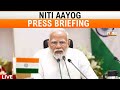 Live : Press Conference by NITI Aayog on Governing Council Meeting | News9