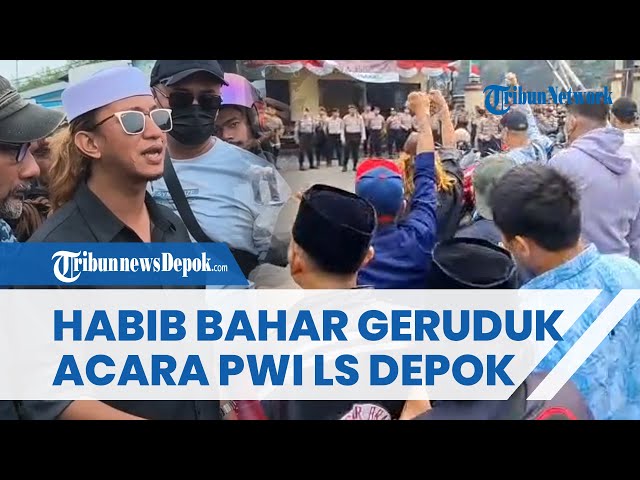 DETIK-DETIK Habib Bahar Geruduk Pelantikan PWI LS di Depok Buntut Bentrok Berdarah Pemalang