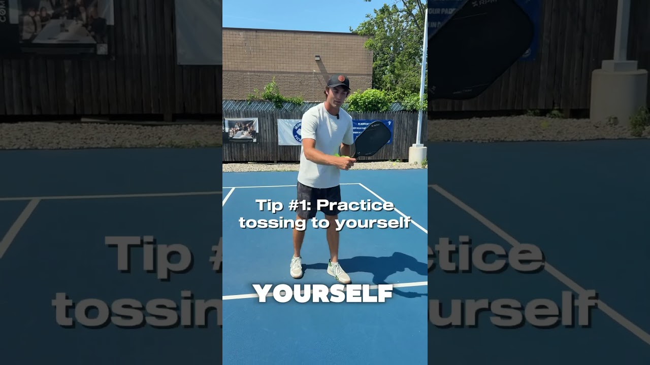 Here’s how to master the ONE-HANDED speed up ⚡️#pickleball #shorts