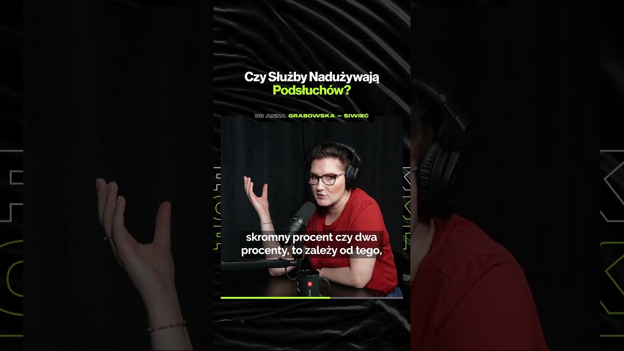 Czy Służby Nadużywają Podsłuchów? – ft. dr Anna Grabowska-Siwiec