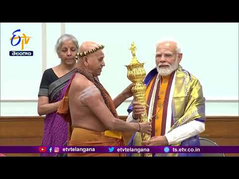 Priests From Tamil Nadu Present 'Sengol' To PM Modi