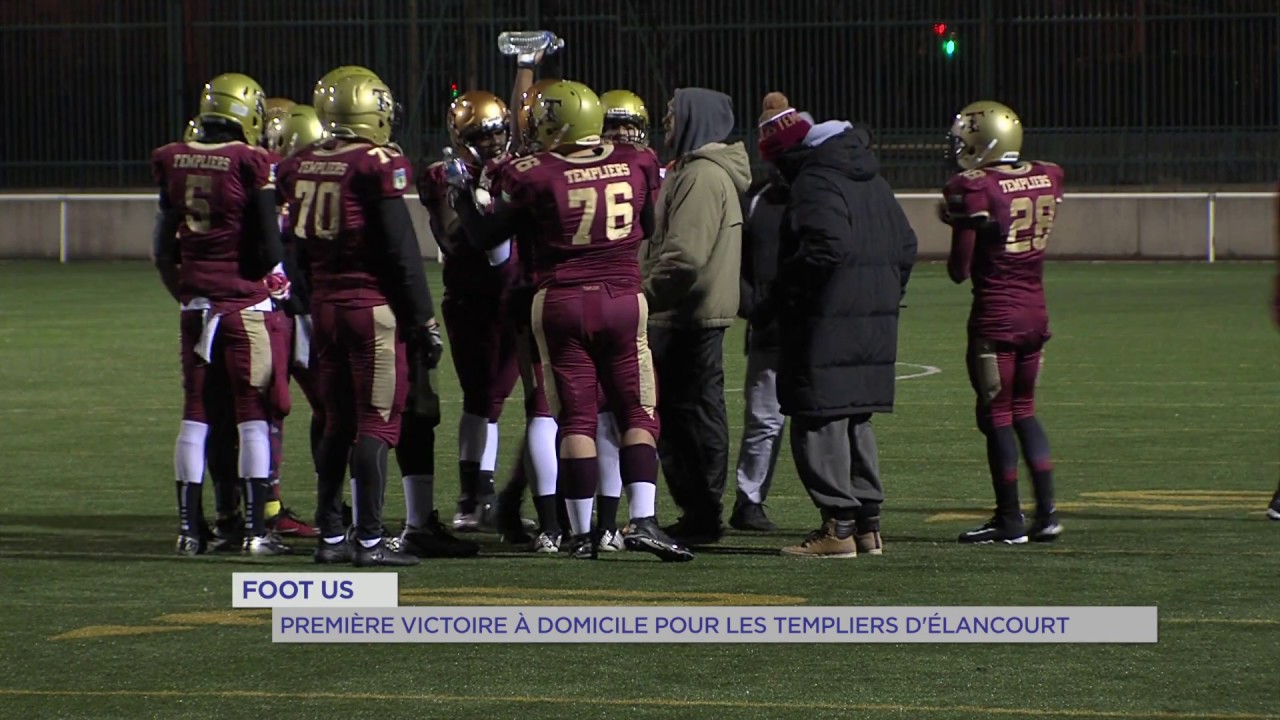 Foot US : première victoire à domicile des Templiers