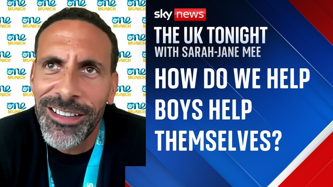 Ex-Manchester United footballer Rio Ferdinand discusses his work with deprived boys