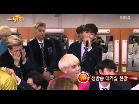 20131227 Backstage all artists SNSD SHINee EXO IU