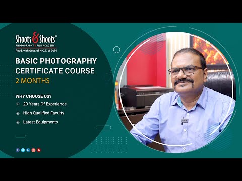 Basic Photography Certificate Course with 2-Month