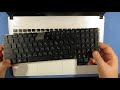Разборка и замена клавиатуры ноутбука Asus X501A