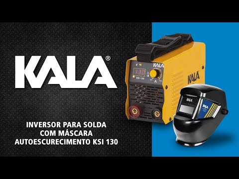 Inversor para Solda KSI 130A IGBT TIG 130A 5,6kVa Biv Kala - Vídeo explicativo