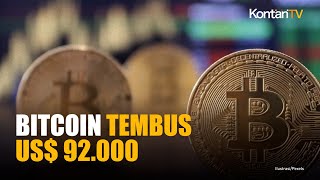 Bitcoin Tembus US$ 92.000, Pasar Bangkit Didukung Aksi Besar Institusi Keuangan