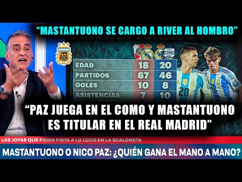 💥💣HEAT DEBATE ON TYC | MASTANTUONO OR NICO PAZ FOR A PLACE IN THE ELEVEN