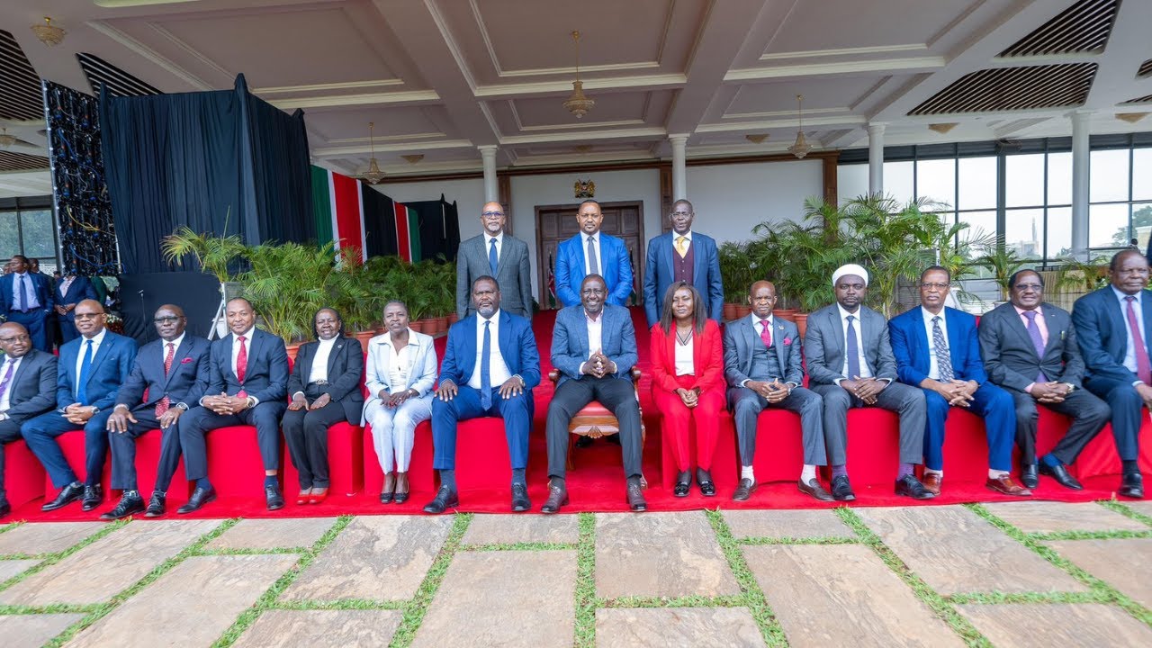 EMBU LEADERS FLOCK STATEHOUSE AS THEY HONOUR AN INVITATION FROM PRESIDENT RUTO