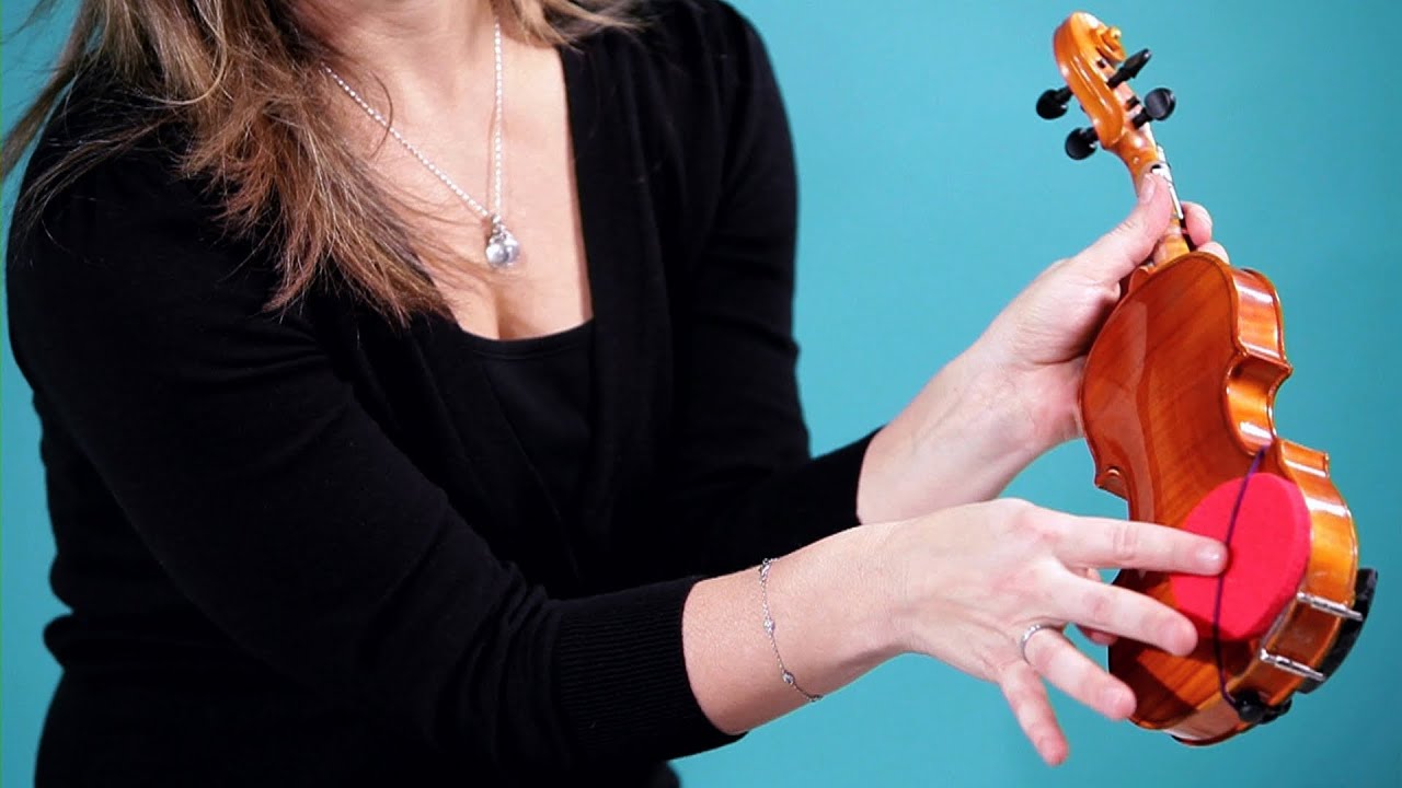 How to properly place shoulder rest violin lessons youtube
