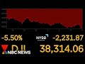 LIVE: Dow Jones ticker as markets react to Trump tariffs