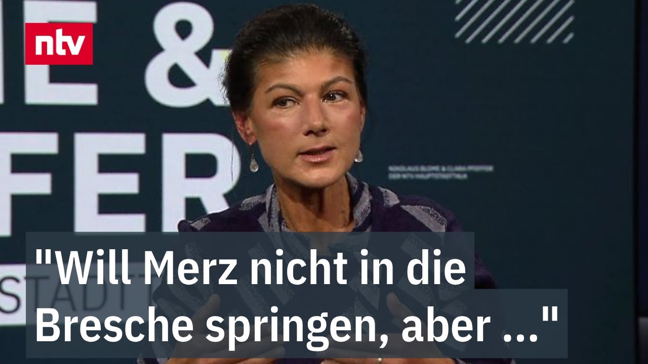 "Will Merz nicht in die Bresche springen, aber ...": BSW-Chefin bei "Blome & Pfeffer"