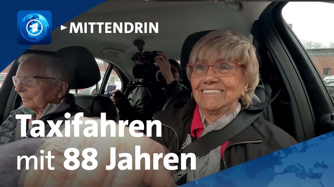 Hamburg: Unterwegs mit einer der ältesten Taxifahrerinnen Deutschlands | tagesthemen mittendrin