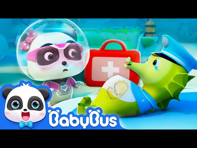 *NEW* Super Panda Rescues Daddy Seahorse | Super Rescue Team 9 | Panda Cartoon | BabyBus